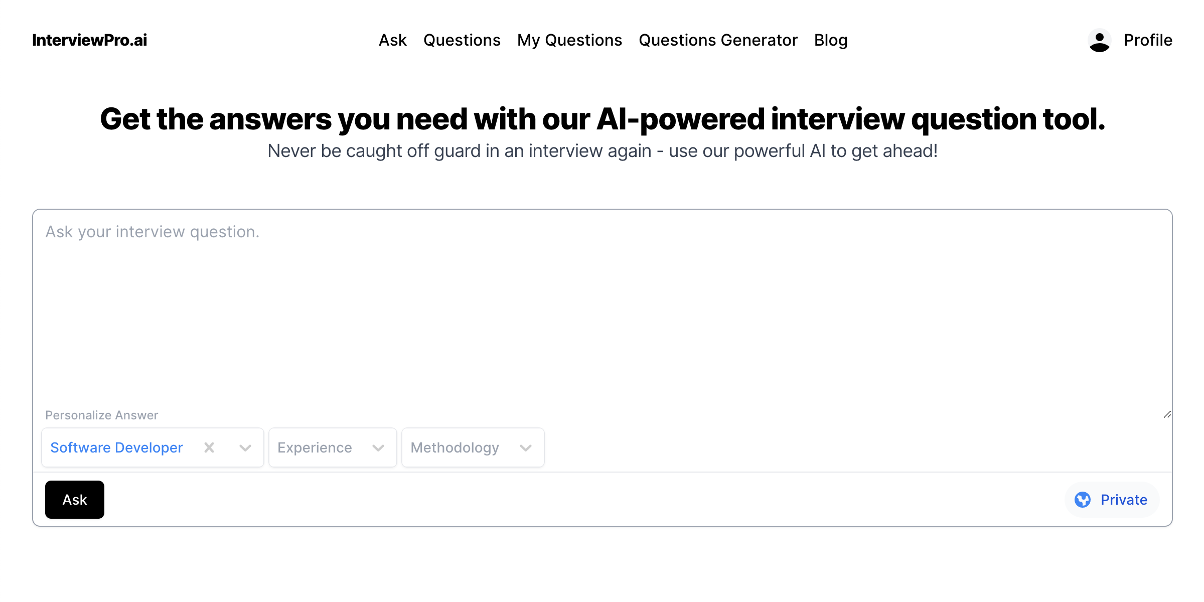 InterviewPro ai